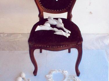 "Wedding". Chair. marble.